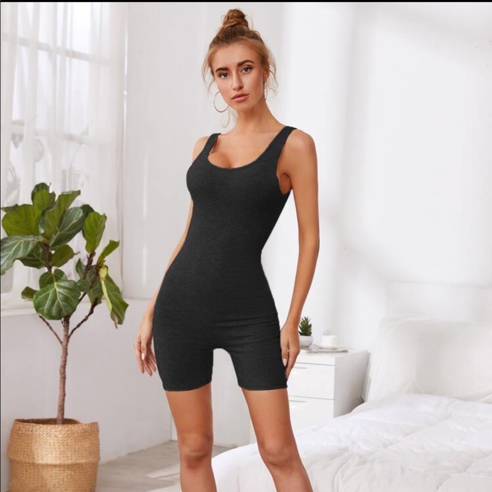 Shein biker short romper